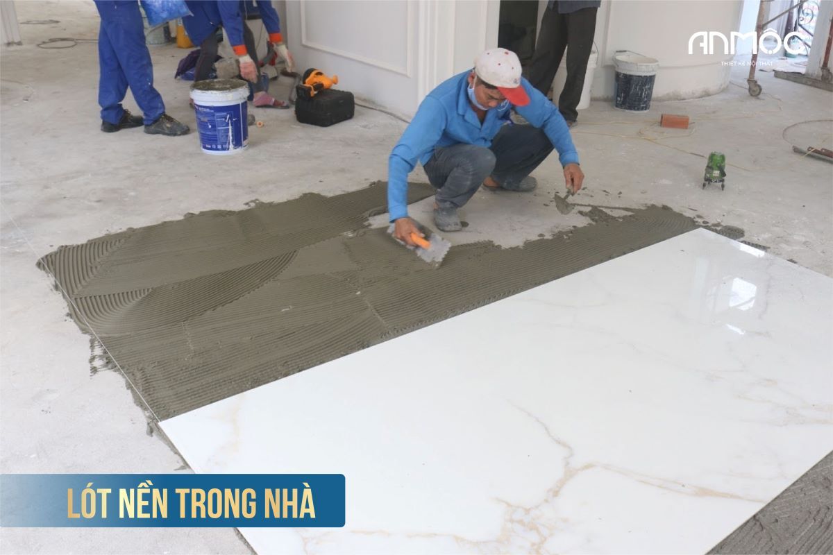 Cải tạo phần thô và những điều cần biết 35 Lót nền trong nhà