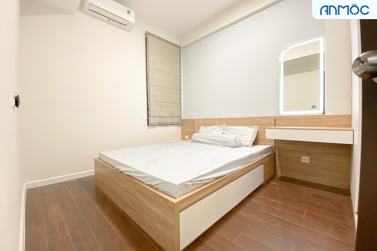 Hoàn thiện thi công nội thất chung cư Picity High Park 41 Phòng ngủ có ô cửa sổ nhỏ để tăng cường đối lưu không khí