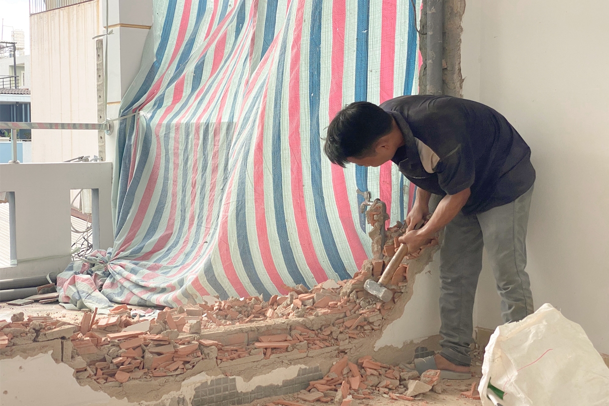 Cải Tạo Chung Cư Cũ Nâng Cấp Trải Nghiệm Không Gian Sống 312 LDP Cai tao noi that phan tho 9