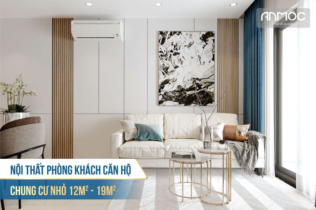 33+ Mẫu Thiết Kế Nội Thất Phòng Khách Đẹp Hiện Đại Nhất 545 Nội thất phòng khách căn hộ chung cư nhỏ 12m2 - 19m2