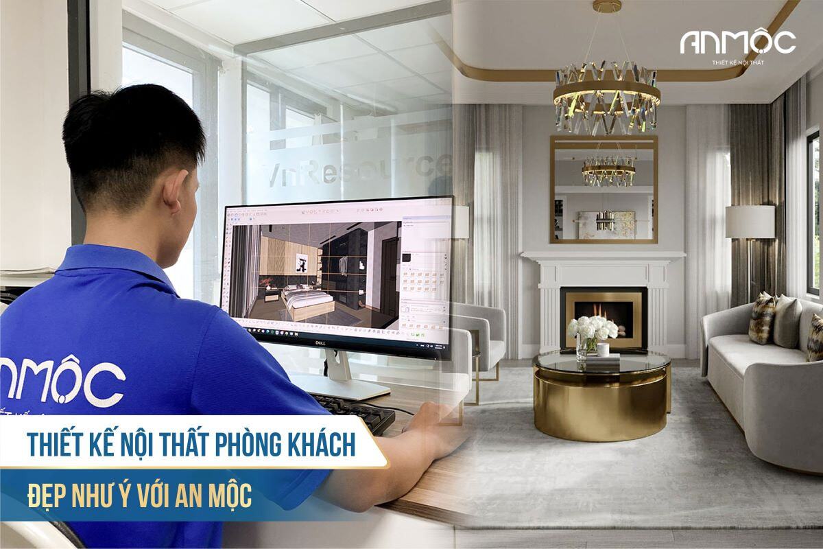 33+ Mẫu Thiết Kế Nội Thất Phòng Khách Đẹp Hiện Đại Nhất 778 Thiết kế nội thất phòng khách đẹp như ý với An Mộc