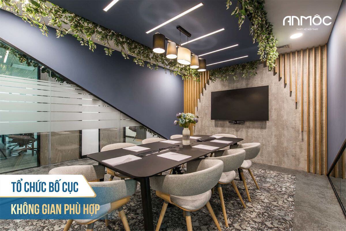 Thiết Kế Nội Thất Văn Phòng Đẹp, Chuyên Nghiệp Xứng Tầm Vị Thế 176 Tổ chức bố cục không gian phù hợp