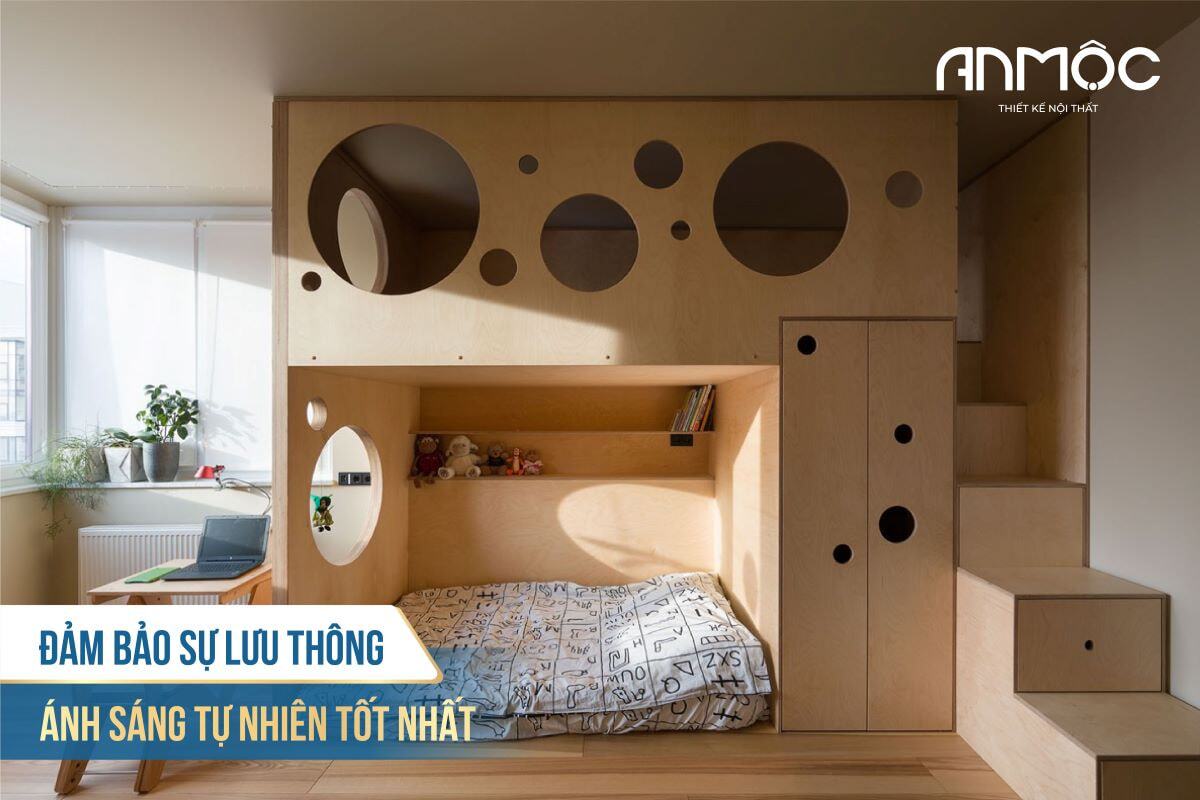 10 Mẫu Thiết Kế Nội Thất Phòng Ngủ Cho Bé Đẹp Nhất 2026 234 Đảm bảo sự lưu thông ánh sáng tự nhiên tốt nhất