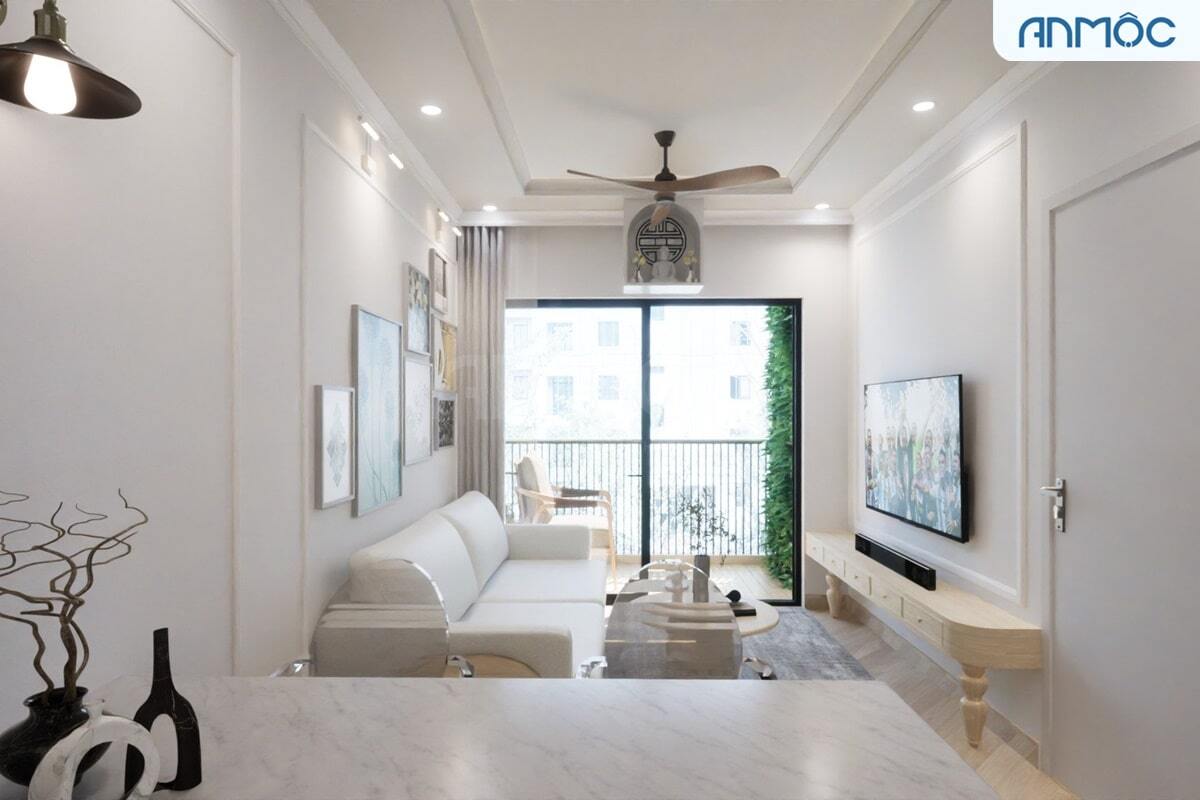 55+ Mẫu Thiết Kế Nội Thất Chung Cư "Đỉnh Nhất" 2026 3323 Thiết kế nội thất chung cư Quận 7, Saigon Riverside 70m2