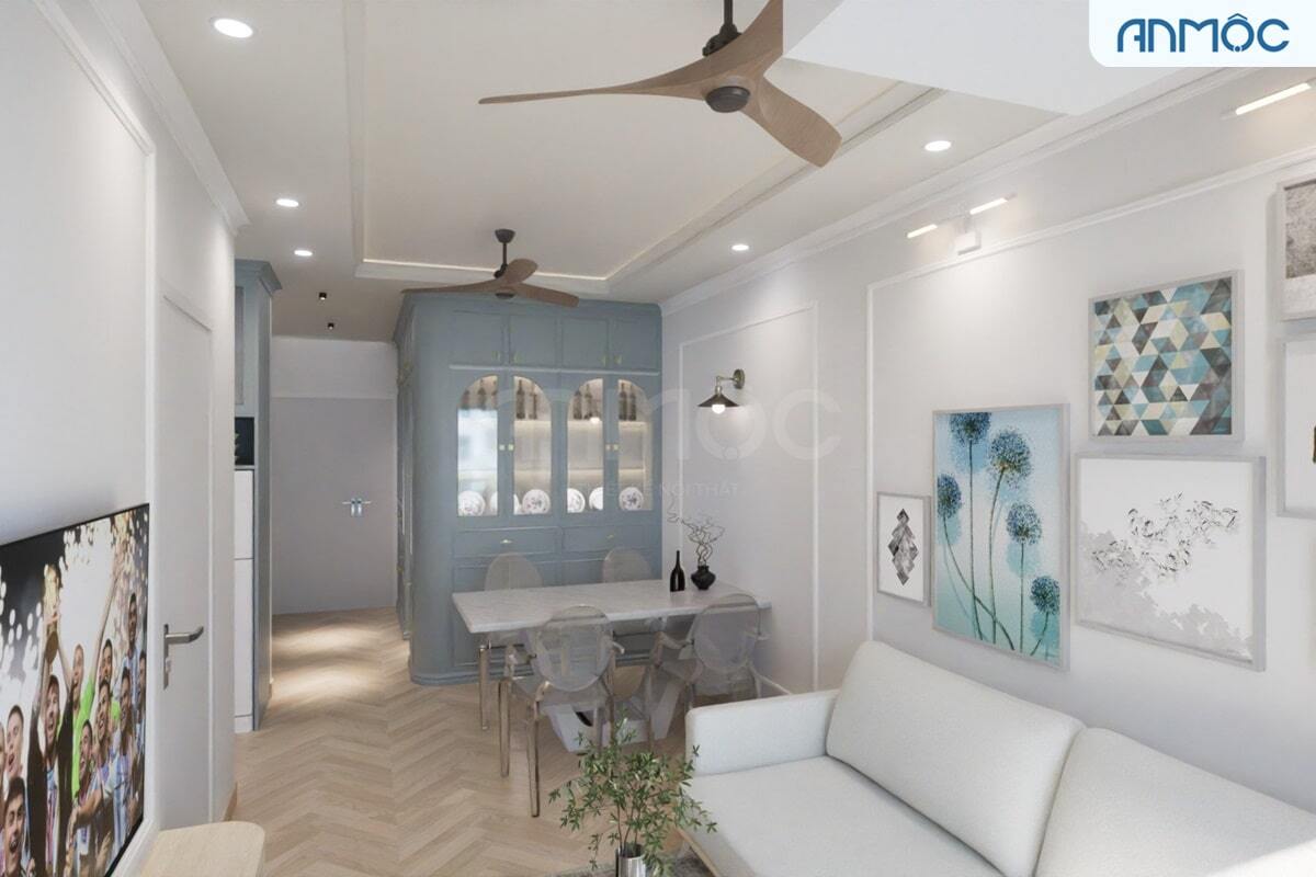 55+ Mẫu Thiết Kế Nội Thất Chung Cư "Đỉnh Nhất" 2026 3327 Thiết kế nội thất chung cư Quận 7, Saigon Riverside 70m2