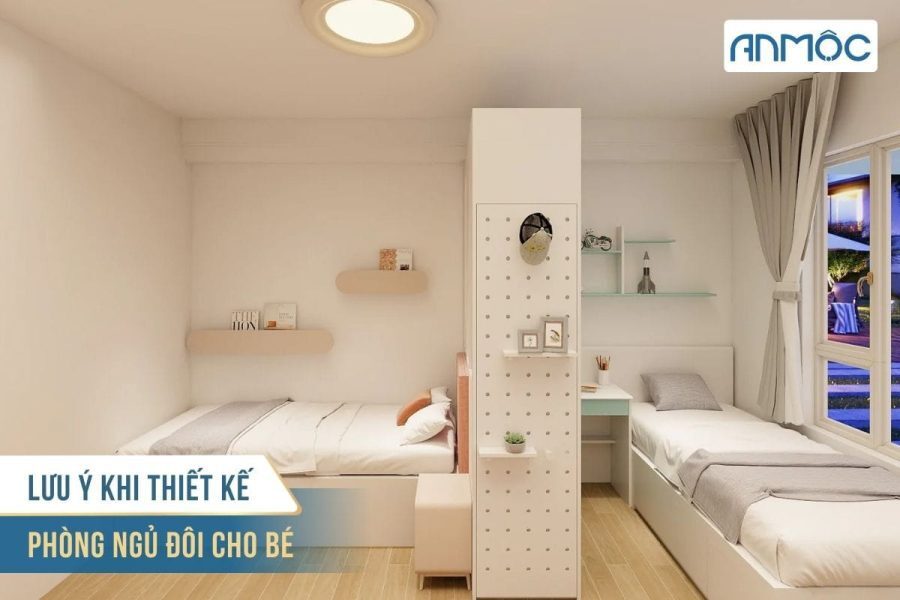 10+ Mẫu Thiết Kế Phòng Ngủ Đôi Cho Bé Trai Và Bé Gái 23 Luu y khi thiet ke phong ngu doi cho be trai va be gai