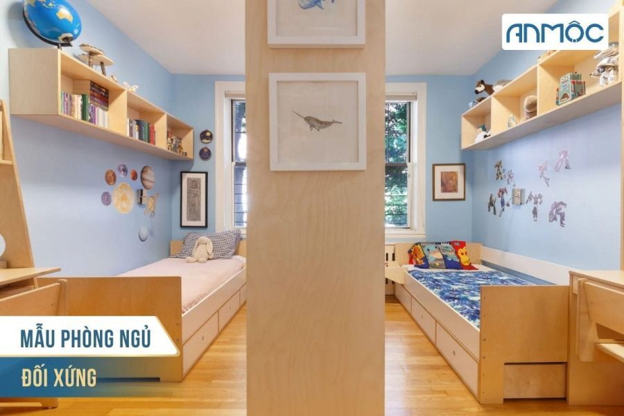 10+ Mẫu Thiết Kế Phòng Ngủ Đôi Cho Bé Trai Và Bé Gái 29 Mau phong ngu doi xung