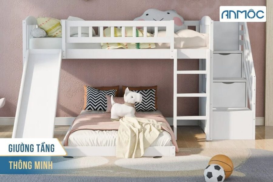 10+ Mẫu Thiết Kế Phòng Ngủ Đôi Cho Bé Trai Và Bé Gái 32 Tan dung anh sang tu nhien 2