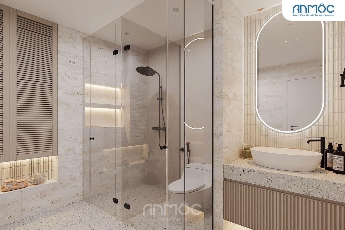 21+ Mẫu Thiết Kế Nội Thất Nhà Phố Đẹp Không Thể Bỏ Qua 2026 2848 Noi that nha ve sinh phong ngu master 3