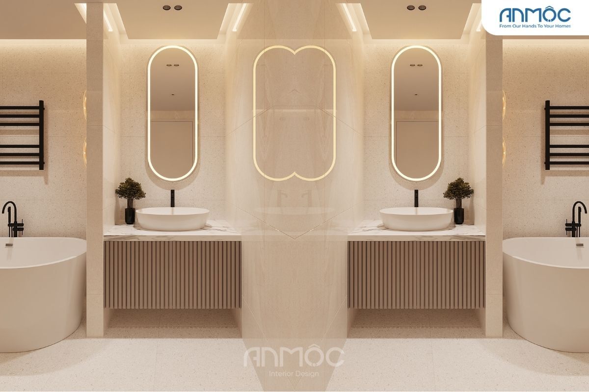 21+ Mẫu Thiết Kế Nội Thất Nhà Phố Đẹp Không Thể Bỏ Qua 2026 2876 Noi that phong WC cho be 3