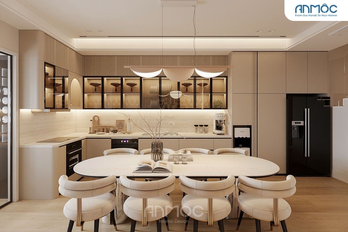 21+ Mẫu Thiết Kế Nội Thất Nhà Phố Đẹp Không Thể Bỏ Qua 2026 2831 Noi that phong bep Noi that nha pho Anh Hung Chi Chau 1