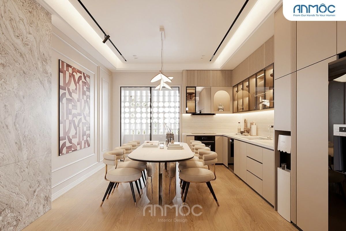 21+ Mẫu Thiết Kế Nội Thất Nhà Phố Đẹp Không Thể Bỏ Qua 2026 2832 Noi that phong bep Noi that nha pho Anh Hung Chi Chau 2