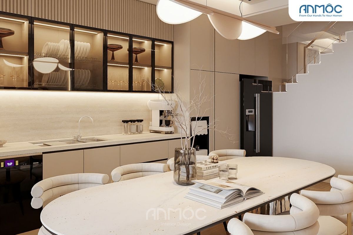 21+ Mẫu Thiết Kế Nội Thất Nhà Phố Đẹp Không Thể Bỏ Qua 2026 2830 Noi that phong bep Noi that nha pho Anh Hung Chi Chau 6