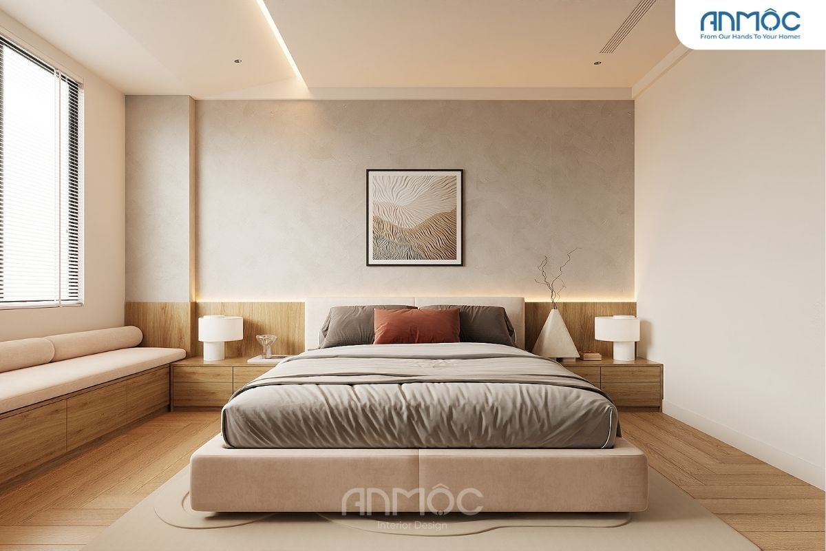 21+ Mẫu Thiết Kế Nội Thất Nhà Phố Đẹp Không Thể Bỏ Qua 2026 2836 Noi that phong ngu 1 Noi that nha pho Anh Hung Chi Chau 1