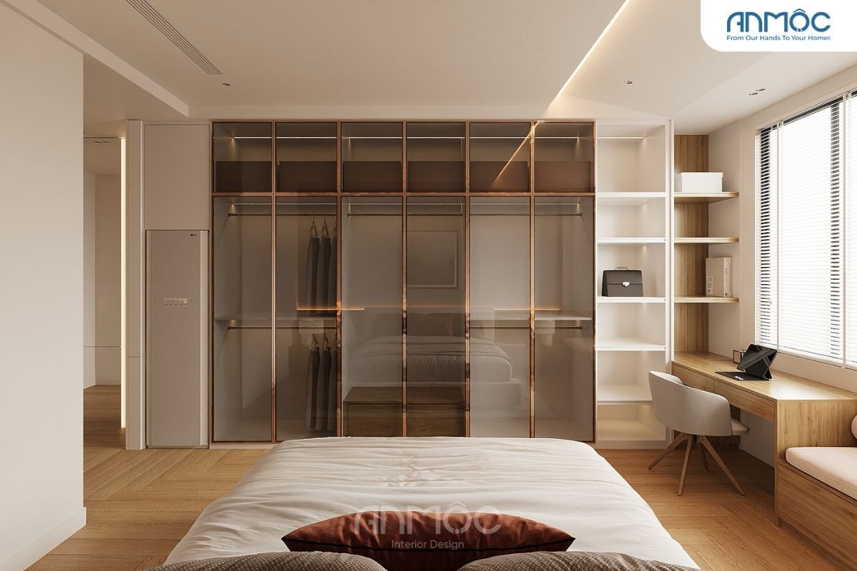 21+ Mẫu Thiết Kế Nội Thất Nhà Phố Đẹp Không Thể Bỏ Qua 2026 2839 Noi that phong ngu 1 Noi that nha pho Anh Hung Chi Chau 4