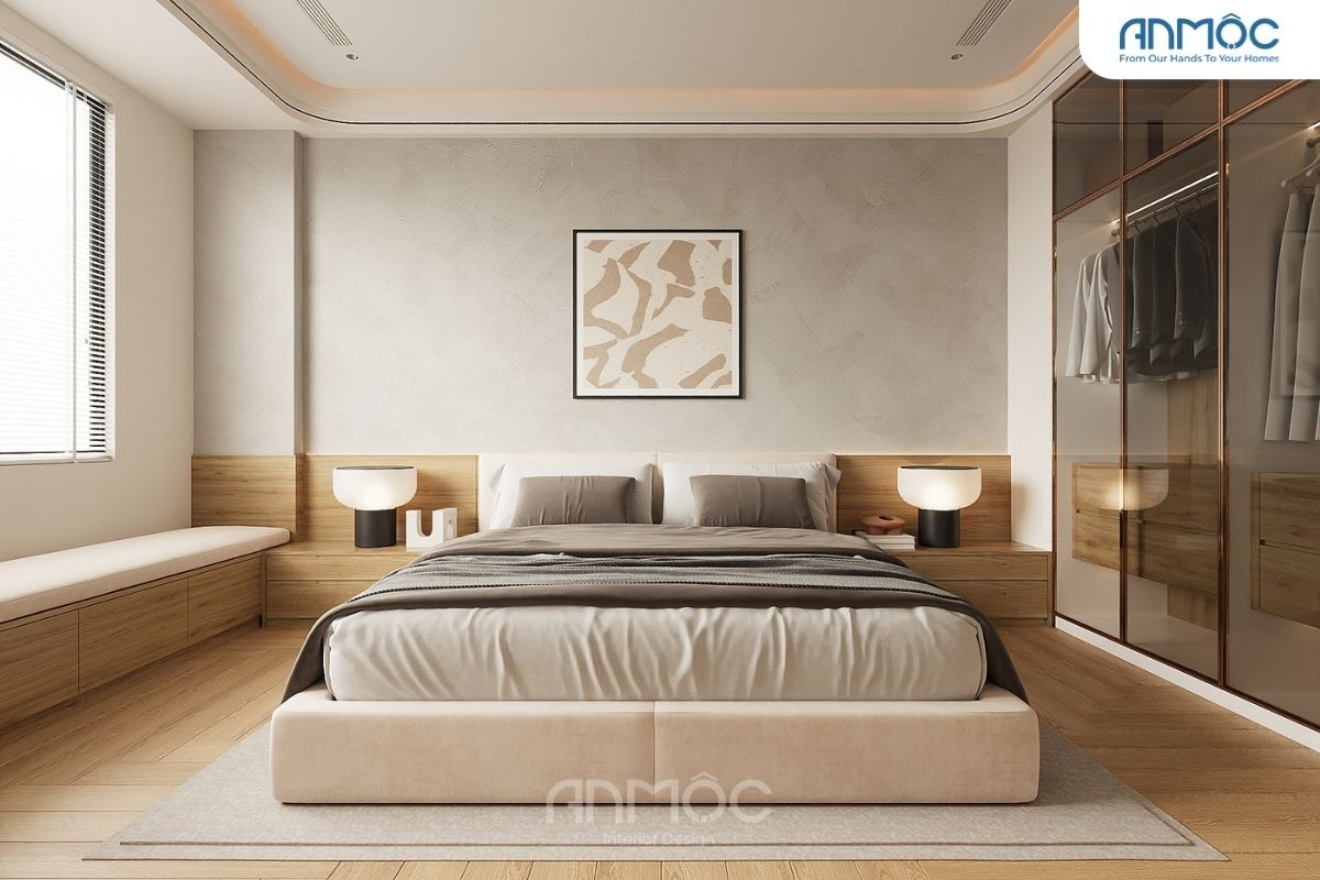 21+ Mẫu Thiết Kế Nội Thất Nhà Phố Đẹp Không Thể Bỏ Qua 2026 2843 Noi that phong ngu 2 Noi that nha pho Anh Hung Chi Chau 1