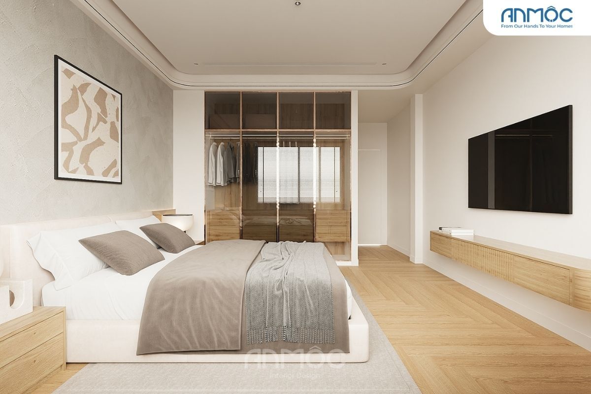 21+ Mẫu Thiết Kế Nội Thất Nhà Phố Đẹp Không Thể Bỏ Qua 2026 2849 Noi that phong ngu 2 Noi that nha pho Anh Hung Chi Chau 2