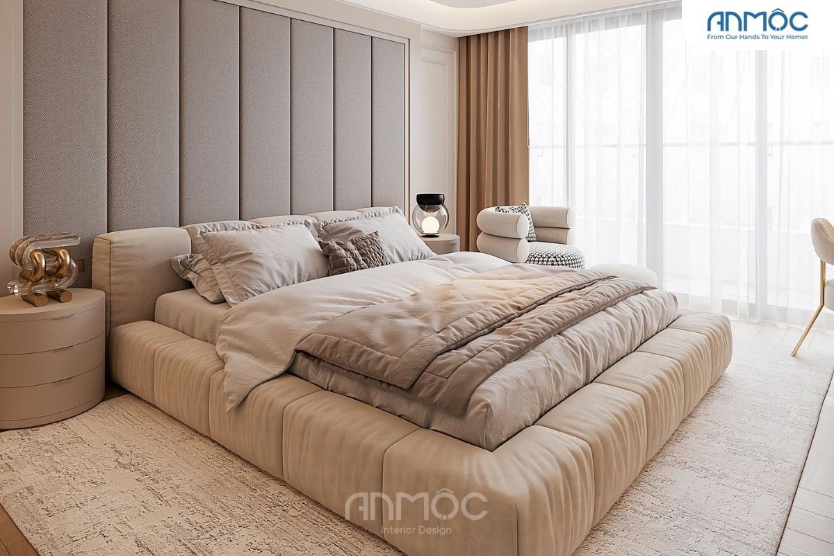 21+ Mẫu Thiết Kế Nội Thất Nhà Phố Đẹp Không Thể Bỏ Qua 2026 2867 Noi that phong ngu master Noi that nha pho Anh Hung Chi Chau 5