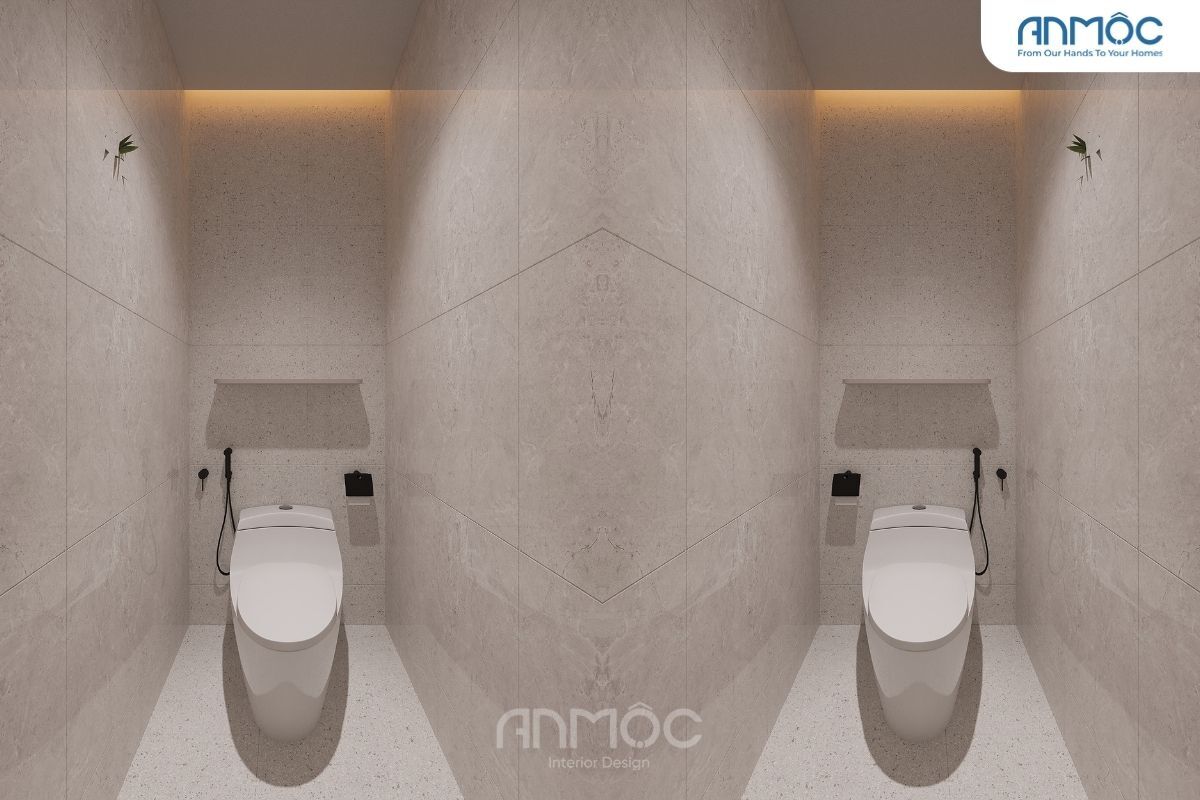 21+ Mẫu Thiết Kế Nội Thất Nhà Phố Đẹp Không Thể Bỏ Qua 2026 2879 Phoi canh phong WC chung