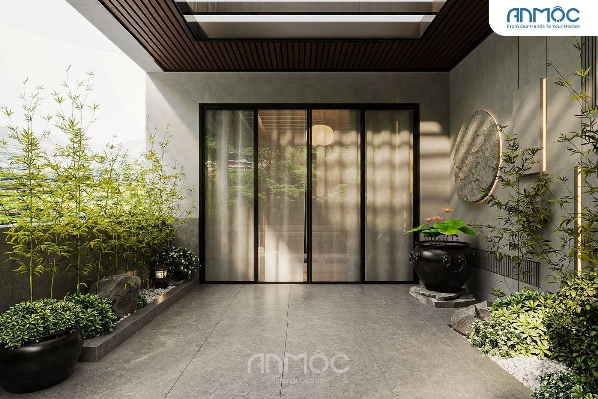 21+ Mẫu Thiết Kế Nội Thất Nhà Phố Đẹp Không Thể Bỏ Qua 2026 2883 Phoi canh san thuong Noi that nha pho Anh Hung Chi Chau 1