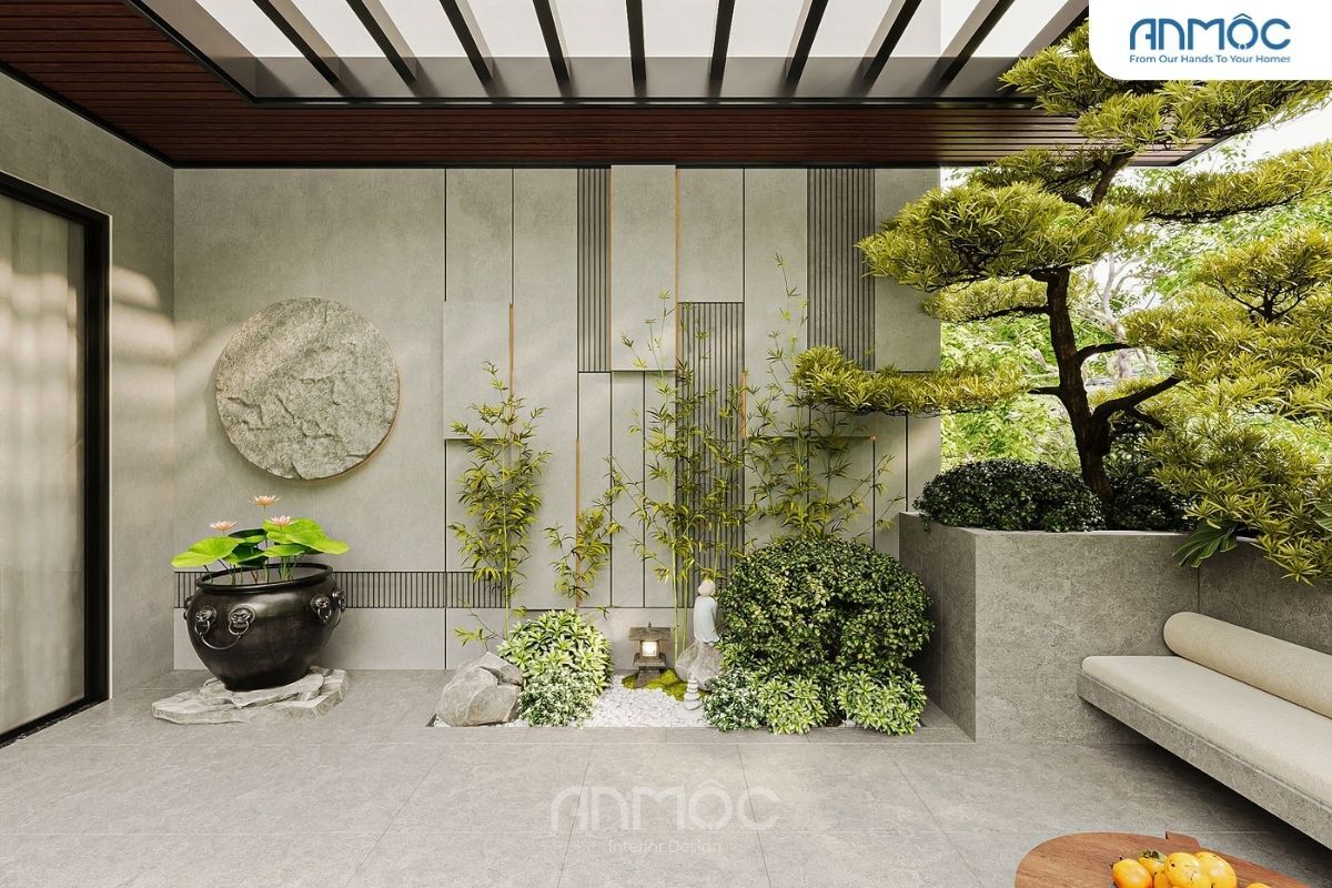 21+ Mẫu Thiết Kế Nội Thất Nhà Phố Đẹp Không Thể Bỏ Qua 2026 2885 Phoi canh san thuong Noi that nha pho Anh Hung Chi Chau 3