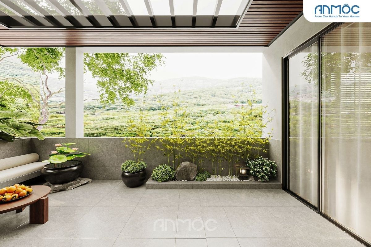 21+ Mẫu Thiết Kế Nội Thất Nhà Phố Đẹp Không Thể Bỏ Qua 2026 2886 Phoi canh san thuong Noi that nha pho Anh Hung Chi Chau 4