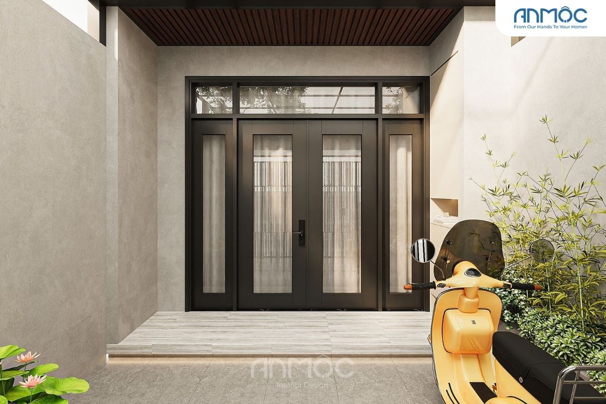 21+ Mẫu Thiết Kế Nội Thất Nhà Phố Đẹp Không Thể Bỏ Qua 2026 2889 Phoi canh san truoc Noi that nha pho Anh Hung Chi Chau 2