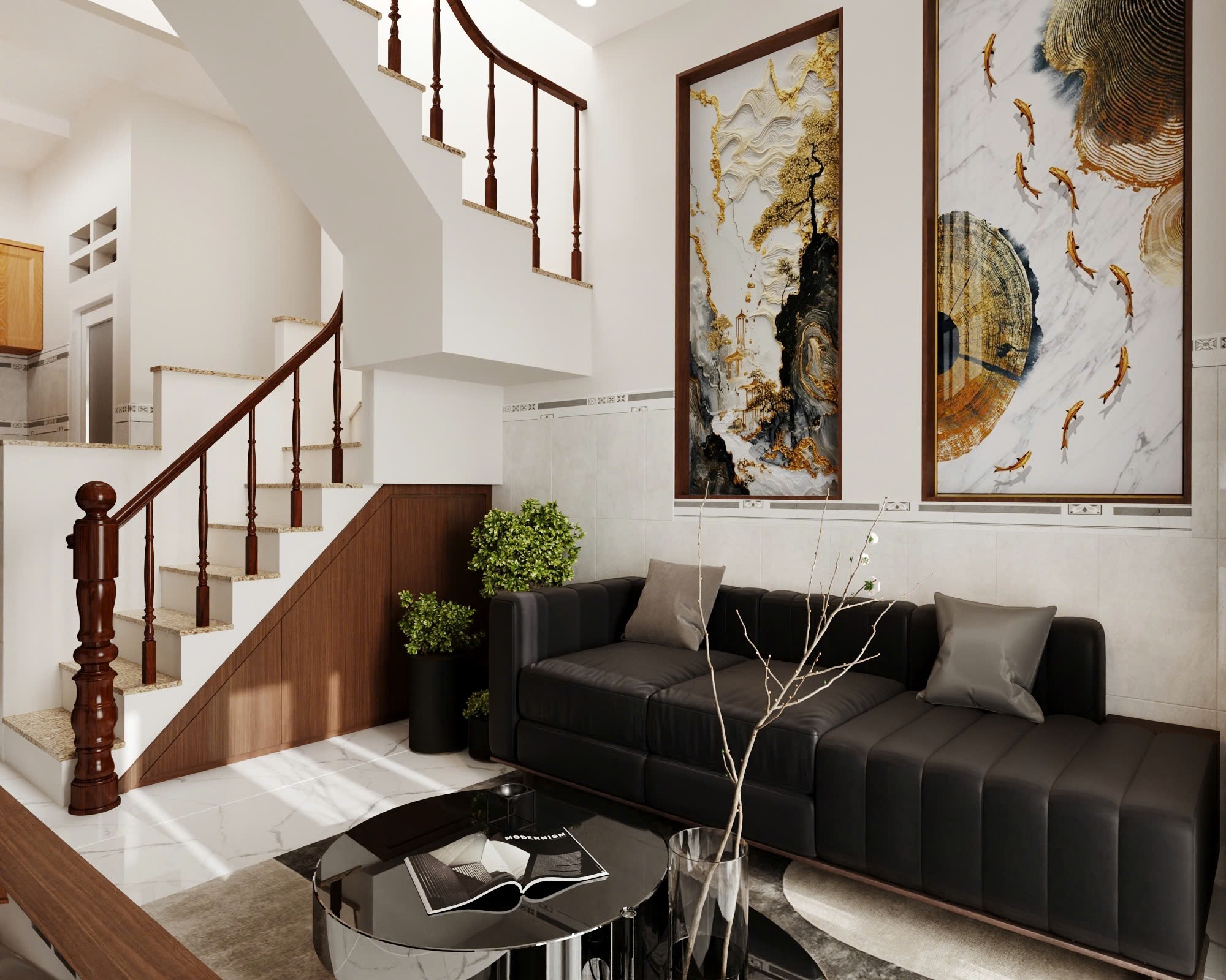 21+ Mẫu Thiết Kế Nội Thất Nhà Phố Đẹp Không Thể Bỏ Qua 2026 2807 thiet ke noi that nha pho