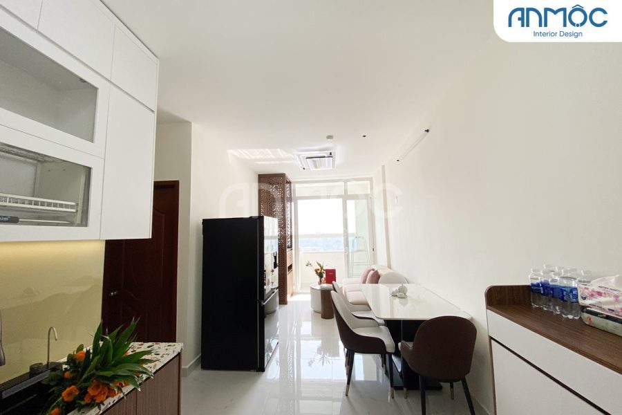 Hoàn Thiện Thi Công Nội Thất Chung Cư Tô Ký Tower 56m2 Quận 12 89 Nội thất phòng ăn | Nội thất chung cư Tô Ký Tower 56m2 quận 12