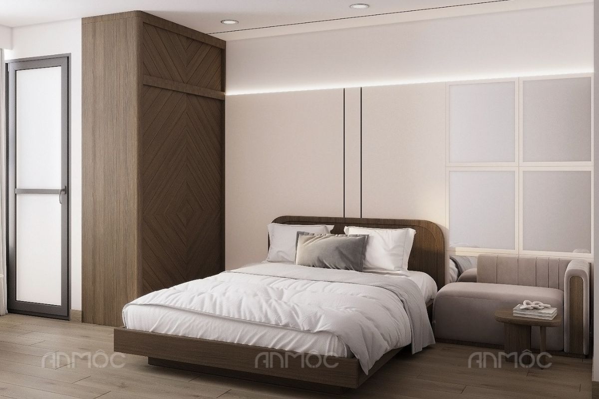 55+ Mẫu Thiết Kế Nội Thất Chung Cư "Đỉnh Nhất" 2026 2798 Nội thất phòng ngủ - Thiết kế nội thất căn hộ Studio River Gate 30m2