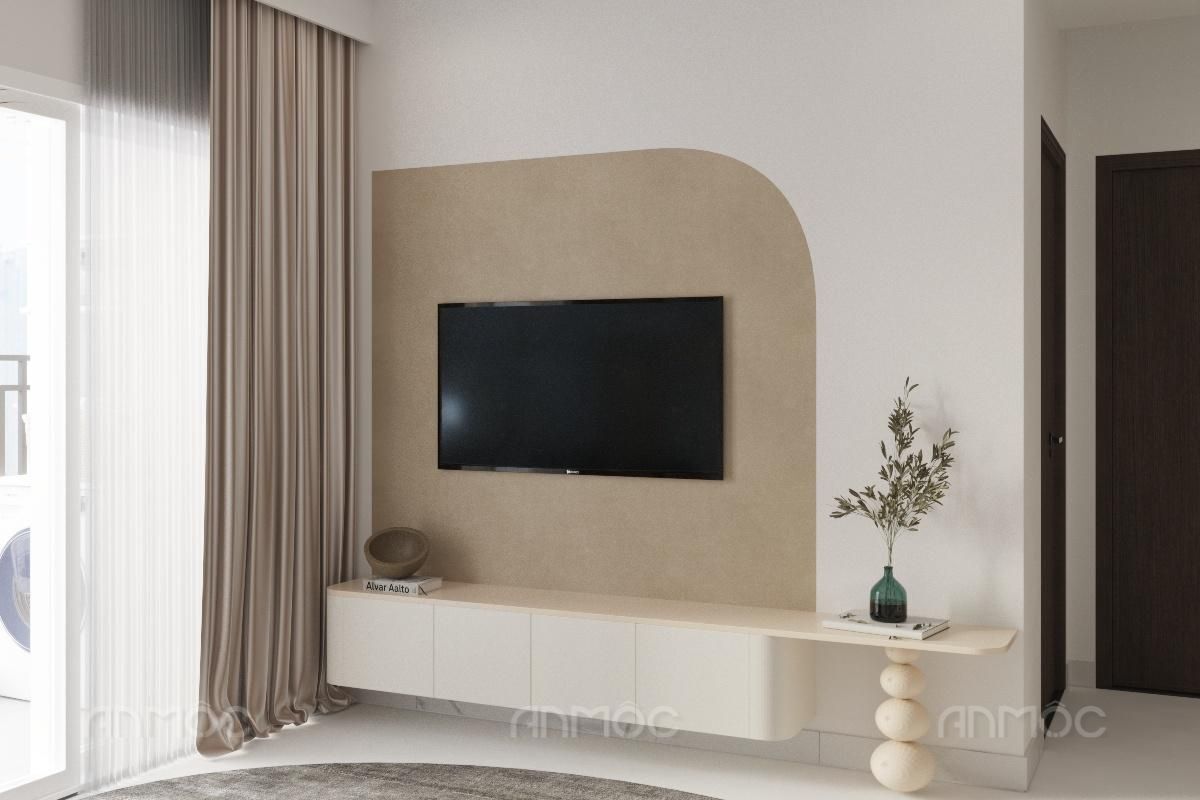 55+ Mẫu Thiết Kế Nội Thất Chung Cư "Đỉnh Nhất" 2026 2681 Nội thất phòng khách | Thiết kế nội thất chung cư Sunrise Riverside 50m2