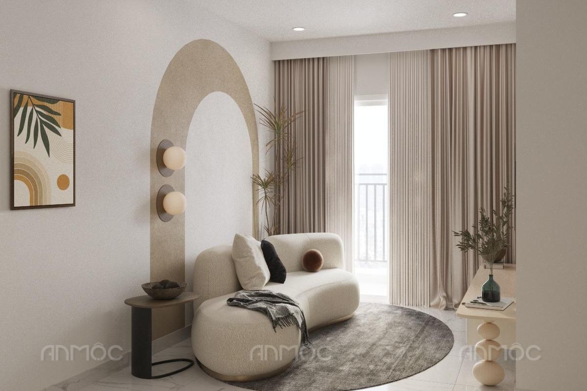 55+ Mẫu Thiết Kế Nội Thất Chung Cư "Đỉnh Nhất" 2026 2682 Nội thất phòng khách | Thiết kế nội thất chung cư Sunrise Riverside 50m2