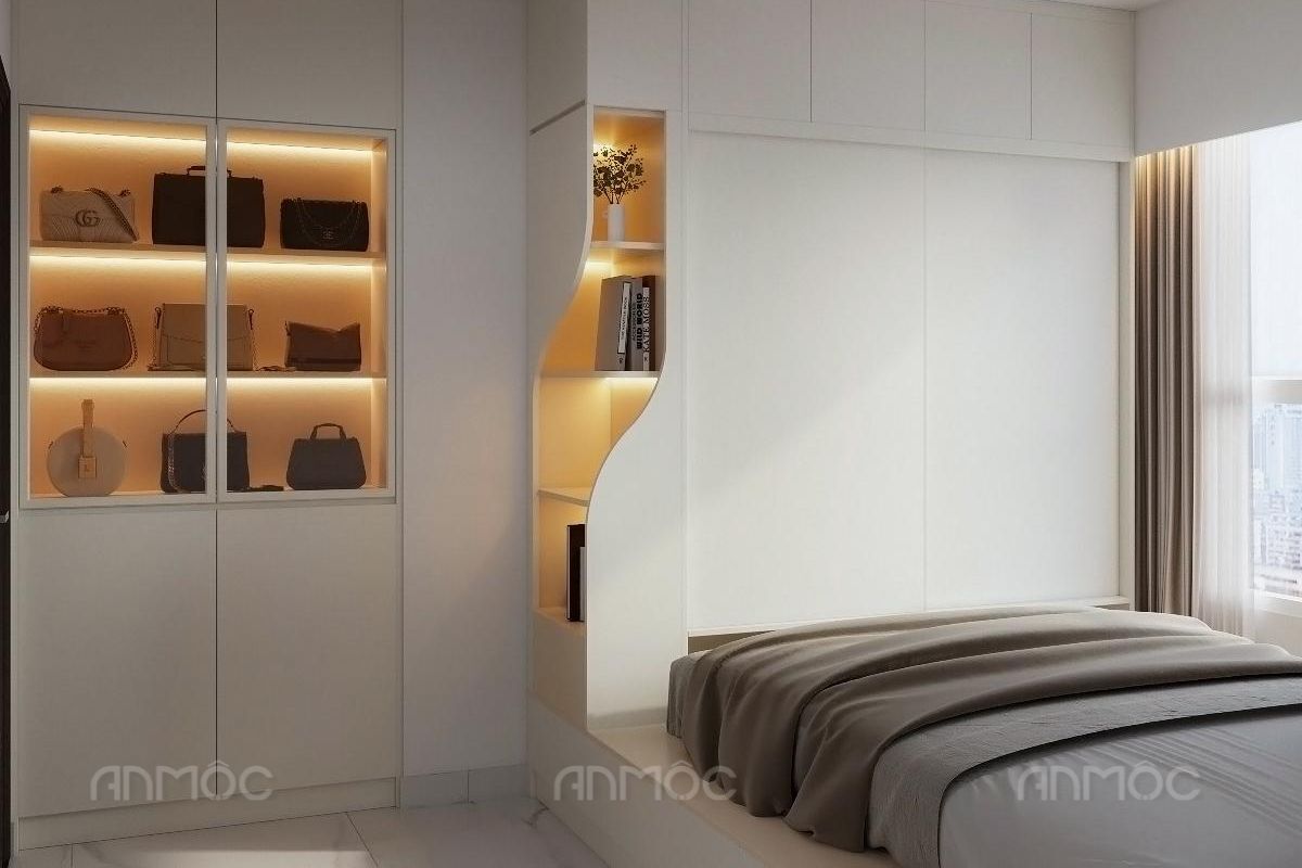 55+ Mẫu Thiết Kế Nội Thất Chung Cư "Đỉnh Nhất" 2026 2686 Nội thất phòng ngủ | Thiết kế nội thất chung cư Sunrise Riverside 50m2