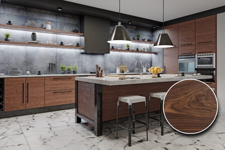 Thiết Kế Nội Thất Chung Cư Gỗ Tự Nhiên: Đẹp? Đắt? Có Đáng? 23 Nội thất chung cư gỗ óc chó