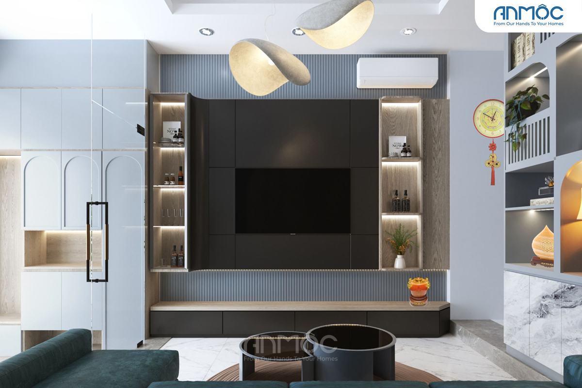 21+ Mẫu Thiết Kế Nội Thất Nhà Phố Đẹp Không Thể Bỏ Qua 2026 2133 Thiet ke noi that nha pho tan phu