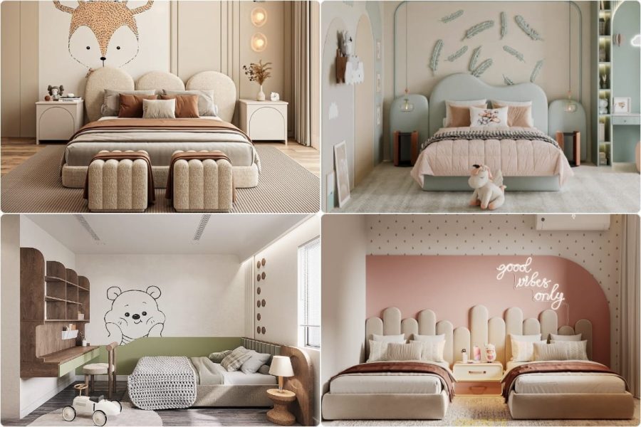 10 Mẫu Thiết Kế Nội Thất Phòng Ngủ Cho Bé Đẹp Nhất 2026 239 Xu hướng thiết kế nội thất phòng ngủ cho bé chung cư Wabi Sabi