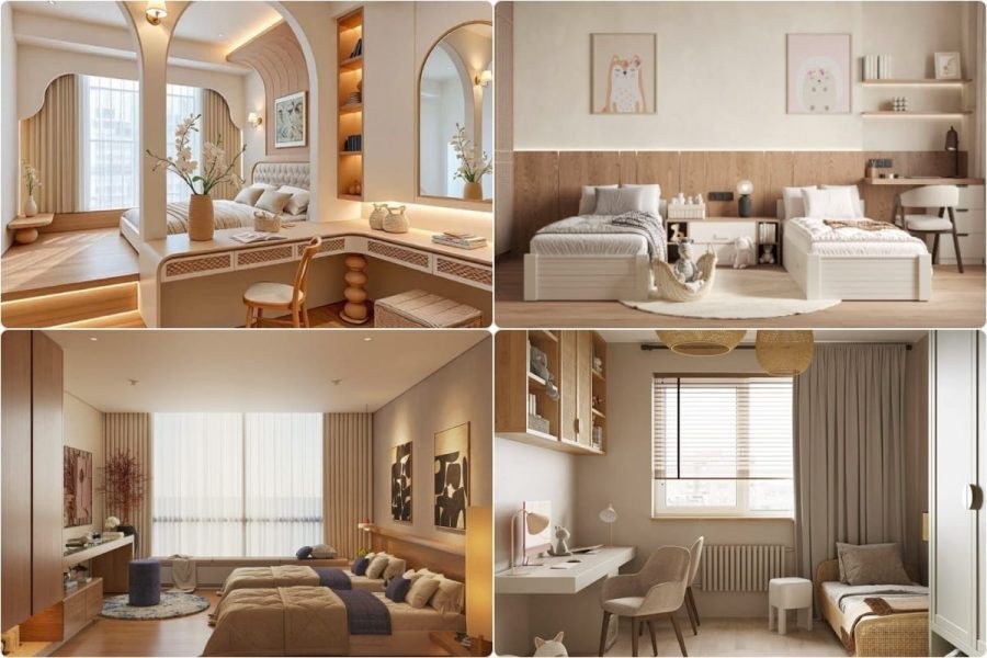 10 Mẫu Thiết Kế Nội Thất Phòng Ngủ Cho Bé Đẹp Nhất 2026 242 Xu hướng thiết kế nội thất phòng ngủ cho bé nhà phố Japandi
