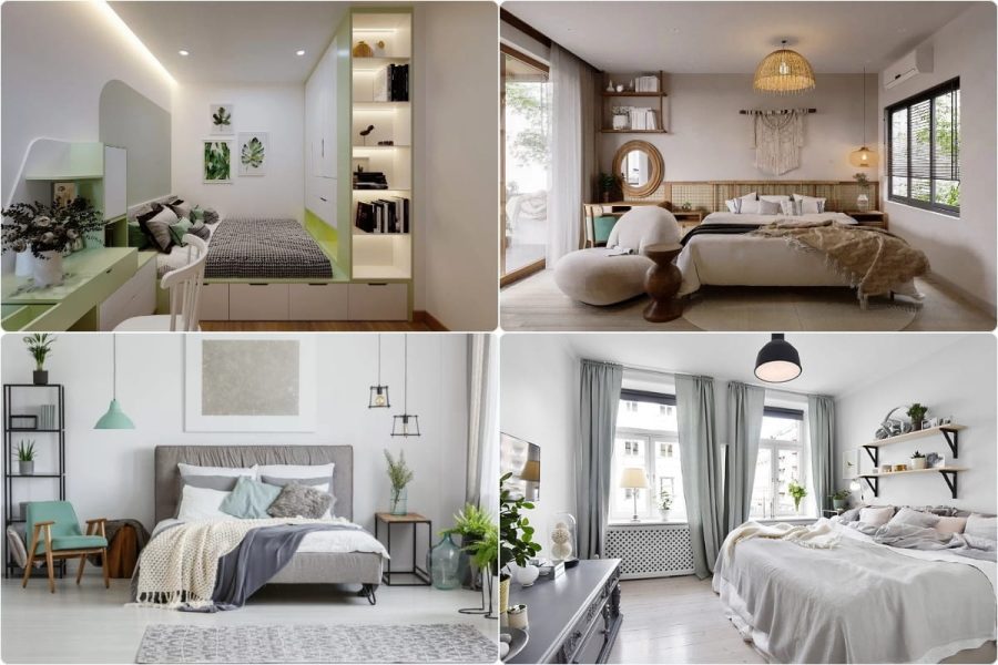 33+ Mẫu Thiết Kế Nội Thất Phòng Ngủ Đẹp - Hiện Đại 2026 448 Xu hướng thiết kế nội thất phòng ngủ chung cư Scandinavian