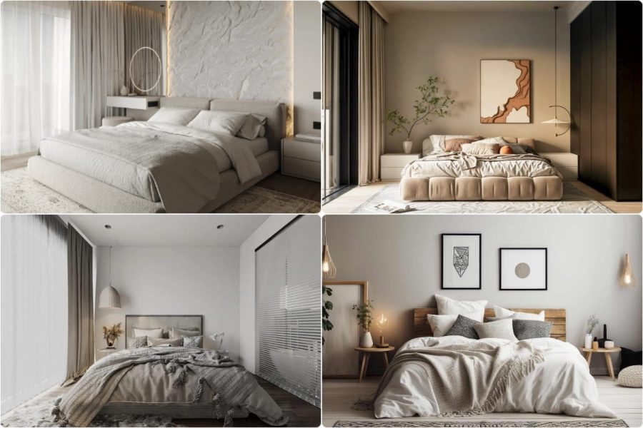 33+ Mẫu Thiết Kế Nội Thất Phòng Ngủ Đẹp - Hiện Đại 2026 453 Xu hướng thiết kế nội thất phòng ngủ nhà phố Scandinavian