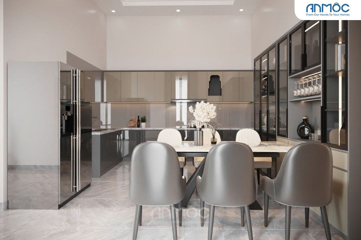 21+ Mẫu Thiết Kế Nội Thất Nhà Phố Đẹp Không Thể Bỏ Qua 2026 2228 thiet ke noi that nha pho binh duong 120m2 9 1