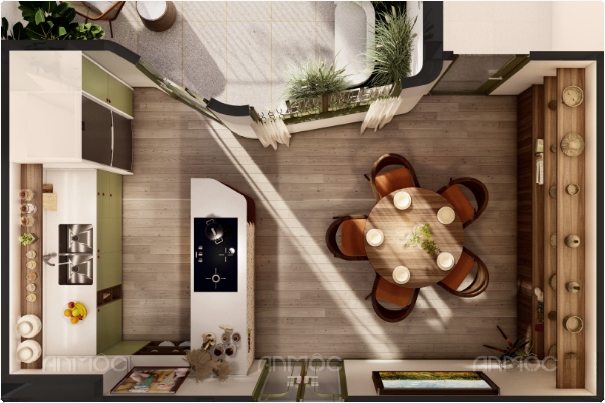 21+ Mẫu Thiết Kế Nội Thất Nhà Phố Đẹp Không Thể Bỏ Qua 2026 2974 Thiet ke noi that nha pho Quan 1 Anh Danh 4