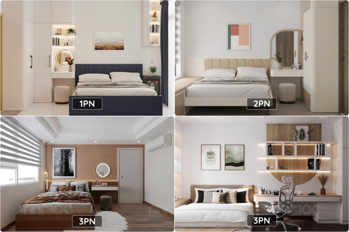 55+ Mẫu Thiết Kế Nội Thất Chung Cư "Đỉnh Nhất" 2026 3763 Mẫu thiết kế nội thất chung cư theo số lượng phòng ngủ, bố trí công năng khoa học và tiện nghi