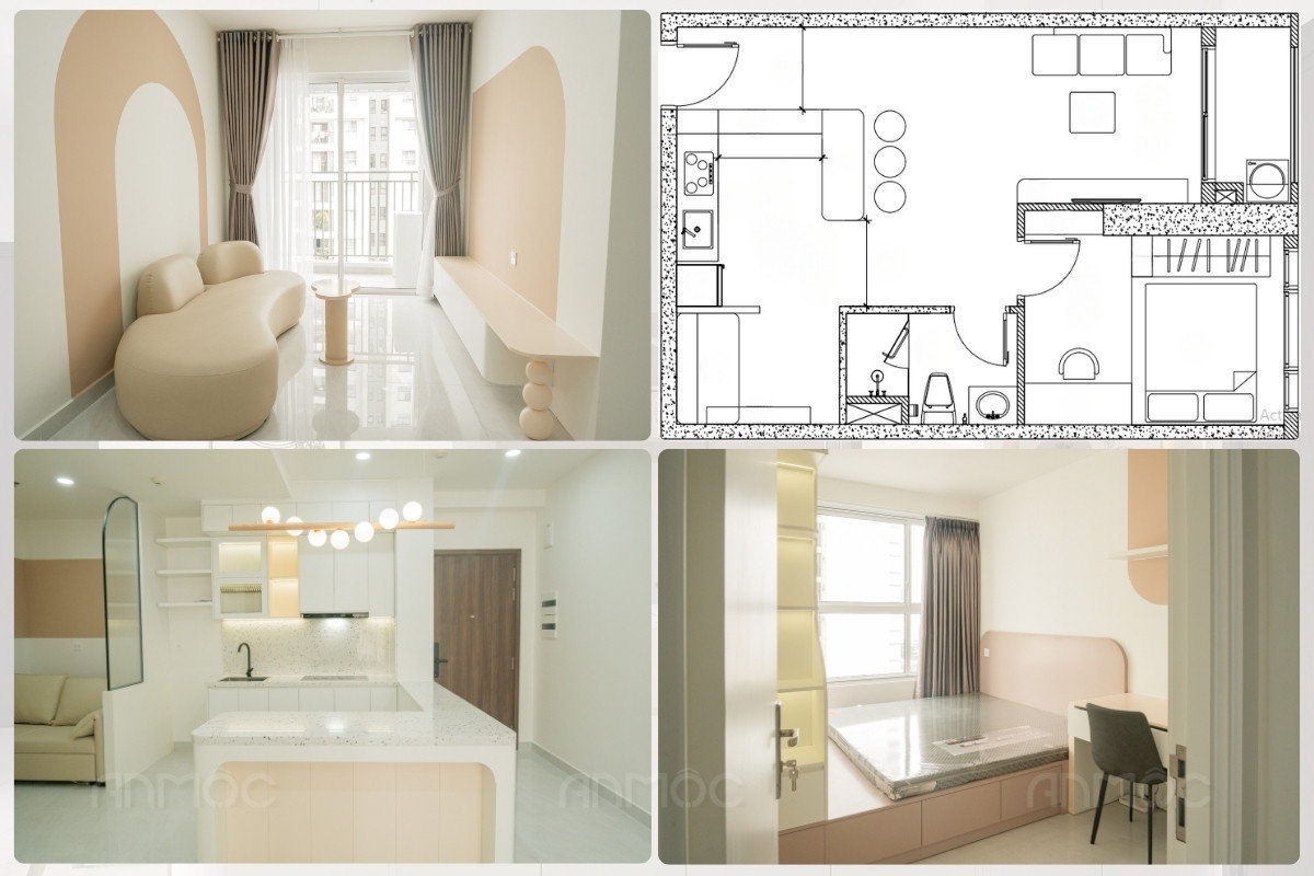 Hoàn Thiện Thi Công Nội Thất Chung Cư Sunrise Riverside 86m2 23 Thi công hoàn thiện nội thất chung cư Sunrise Riverside 1408 sang trọng, tinh tế