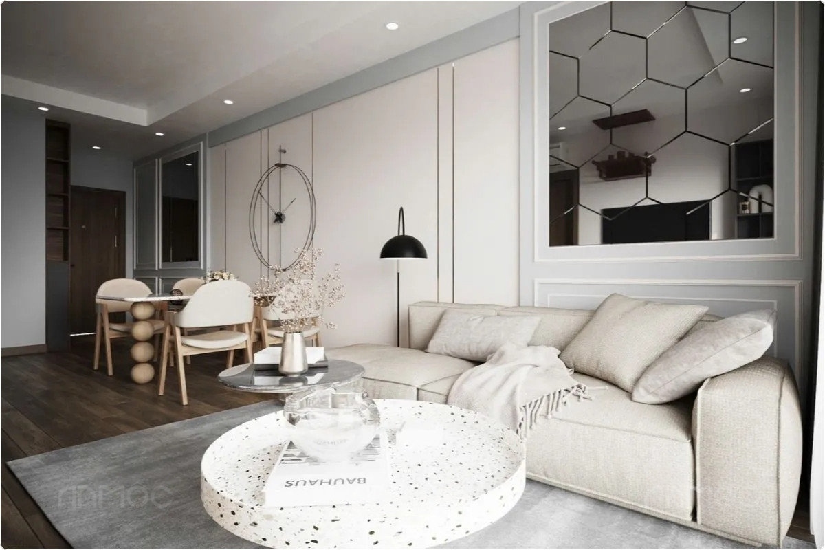 55+ Mẫu Thiết Kế Nội Thất Chung Cư "Đỉnh Nhất" 2026 3775 Thiết kế nội thất chung cư diện tích vừa, tối ưu công năng và thẩm mỹ