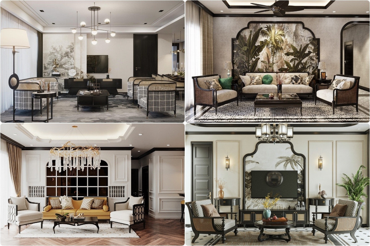55+ Mẫu Thiết Kế Nội Thất Chung Cư "Đỉnh Nhất" 2026 3780 Thiết kế nội thất chung cư phong cách Indochine, hòa quyện nét Á Đông và hiện đại