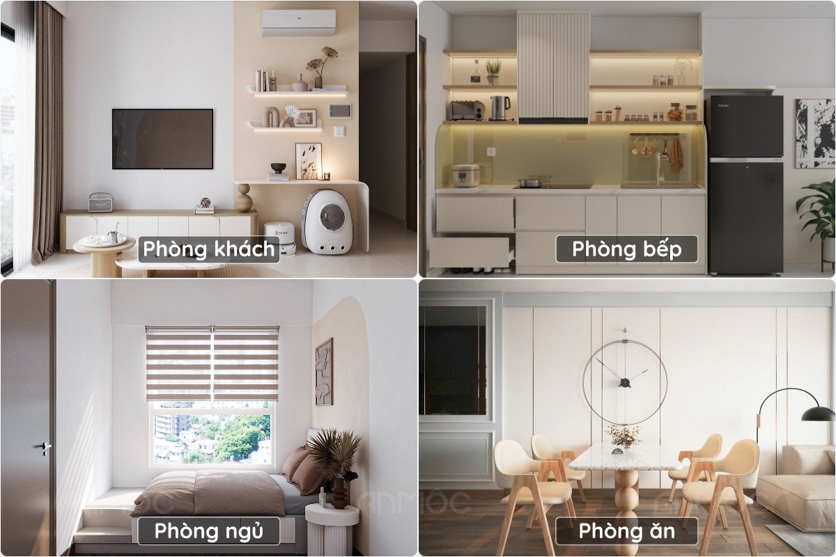 55+ Mẫu Thiết Kế Nội Thất Chung Cư "Đỉnh Nhất" 2026 3767 Thiết kế nội thất chung cư theo không gian sống, tối ưu ánh sáng và diện tích sử dụng