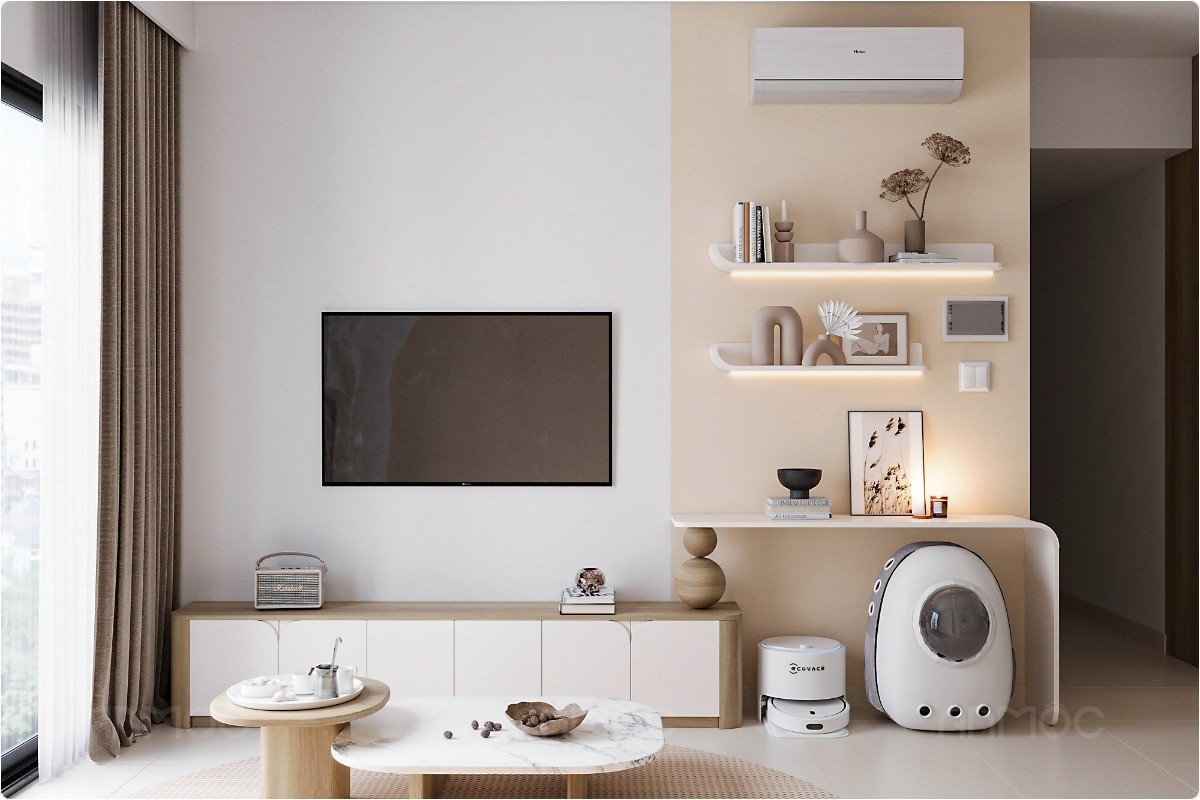 55+ Mẫu Thiết Kế Nội Thất Chung Cư "Đỉnh Nhất" 2026 3753 Tối ưu hóa không gian cho chung cư nhỏ, giúp bố trí tiện nghi và thoáng đãng hơn