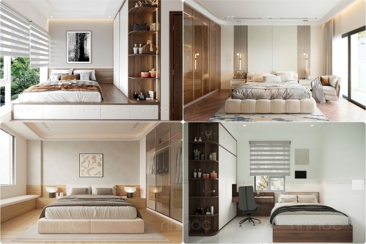 21+ Mẫu Thiết Kế Nội Thất Nhà Phố Đẹp Không Thể Bỏ Qua 2026 3007 Phòng ngủ nhà phố ấm cúng, tạo sự thoải mái, thư giãn khi nghỉ ngơi cho gia chủ