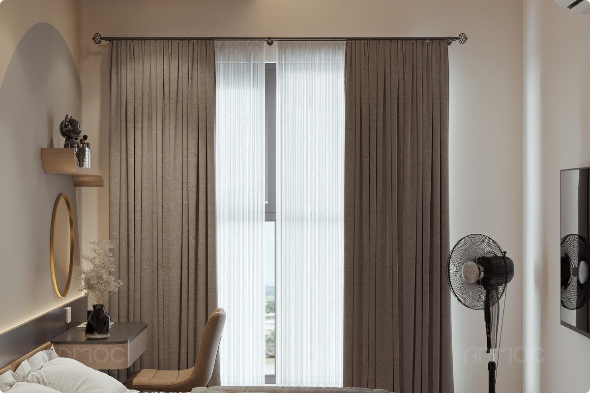 55+ Mẫu Thiết Kế Nội Thất Chung Cư "Đỉnh Nhất" 2026 2739 Phòng ngủ master, Thiết kế nội thất chung cư Swanbay 52m2