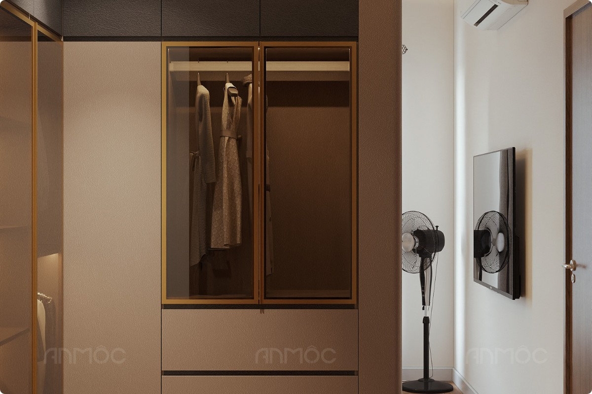 55+ Mẫu Thiết Kế Nội Thất Chung Cư "Đỉnh Nhất" 2026 2743 Phòng ngủ master, Thiết kế nội thất chung cư Swanbay 52m2